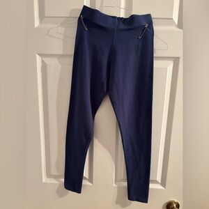 Boden navy, plain leggings, size 11/12.
